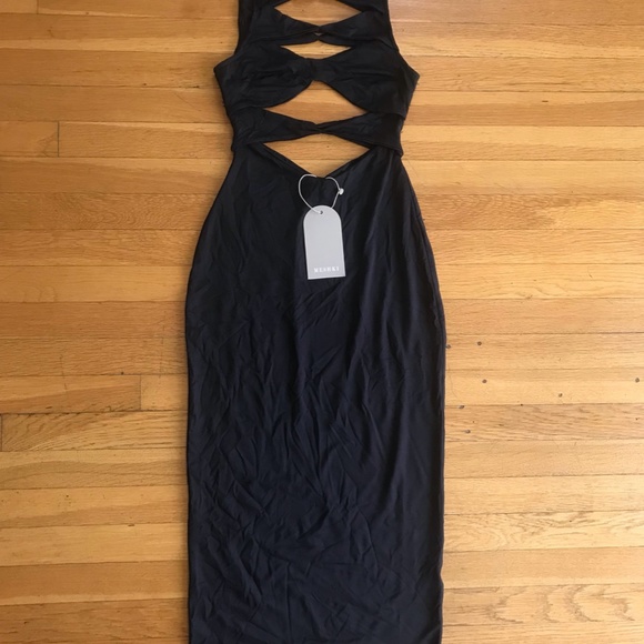 MESHKI lot NWT (jacket, dress, playsuit, bandeau) size XS, $330 value - Picture 8 of 12